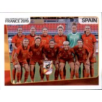 Frauen WM 2019 Sticker 139 - Team - Spanien