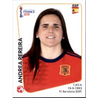 Frauen WM 2019 Sticker 145 - Andrea Pereira - Spanien