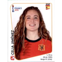 Frauen WM 2019 Sticker 147 - Celia Jimenez - Spanien