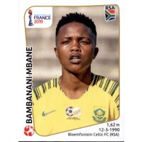 Frauen WM 2019 Sticker 162 - Bambanani Mbane -...