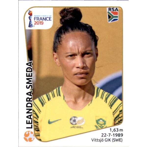 Frauen WM 2019 Sticker 167 - Leandra Smeda - Südafrika