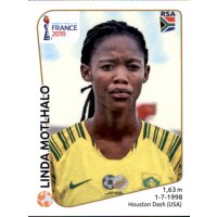 Frauen WM 2019 Sticker 169 - Linda Motlhalo - Südafrika