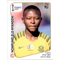 Frauen WM 2019 Sticker 170 - Nompumelelo Nyandeni -...