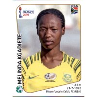 Frauen WM 2019 Sticker 174 - Melinda Kgadiete -...