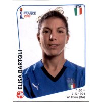 Frauen WM 2019 Sticker 200 - Elisa Bartoli - Italien