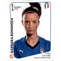 Frauen WM 2019 Sticker 207 - Barbara Bonansea - Italien