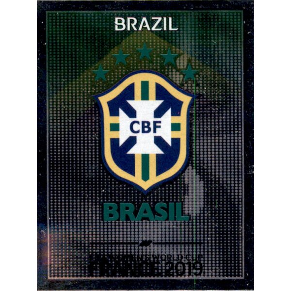 Frauen WM 2019 Sticker 214 - Wappen - Brasilien