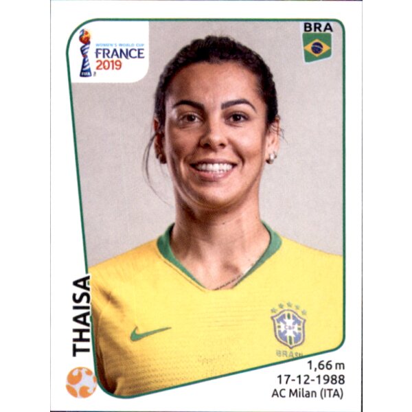 Frauen WM 2019 Sticker 228 - Thaisa - Brasilien