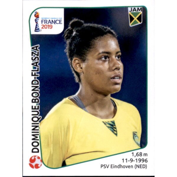 Frauen WM 2019 Sticker 238 - Dominique Bond-Flasza - Jamaika