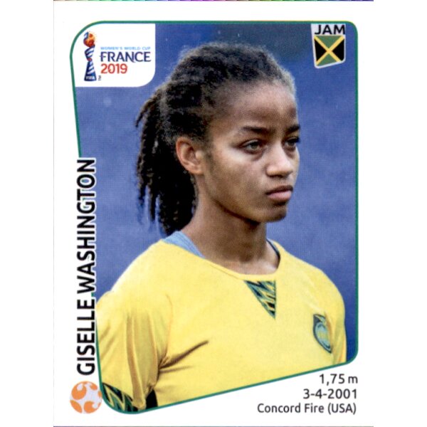 Frauen WM 2019 Sticker 248 - Giselle Washington - Jamaika