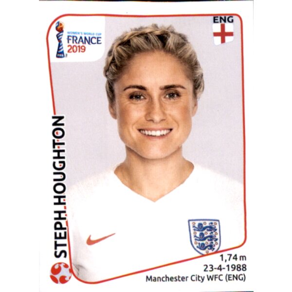 Frauen WM 2019 Sticker 256 - Steph Houghton - England