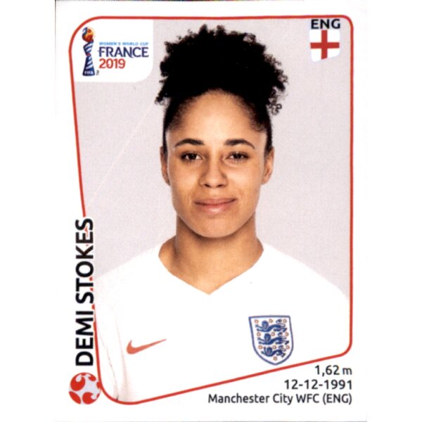 Frauen WM 2019 Sticker 260 - Demi Stokes - England