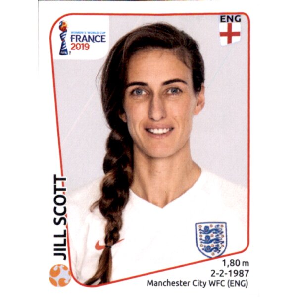 Frauen WM 2019 Sticker 261 - Jill Scott - England