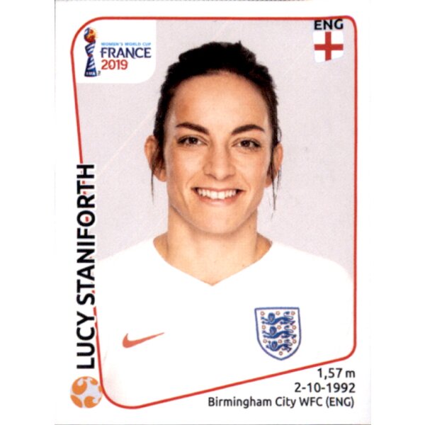 Frauen WM 2019 Sticker 263 - Lucy Staniforth - England