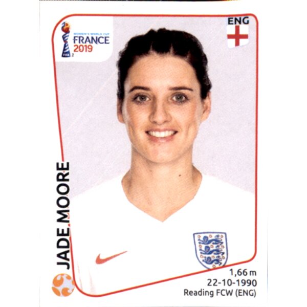 Frauen WM 2019 Sticker 265 - Jade Moore - England