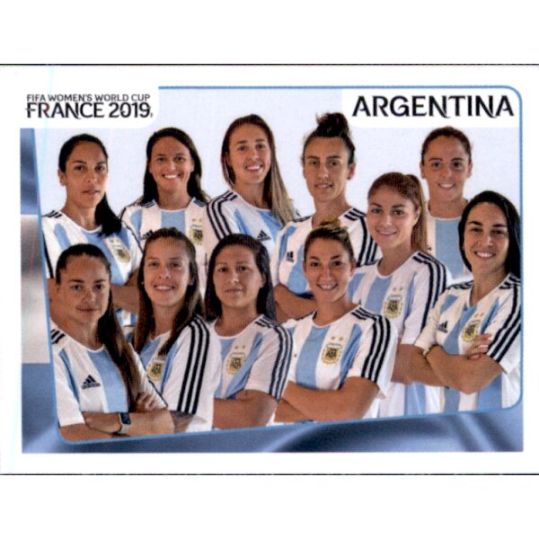 Frauen WM 2019 Sticker 291 - Team - Argentinien