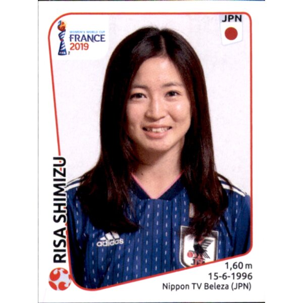 Frauen WM 2019 Sticker 313 - Risa Shimizu - Japan