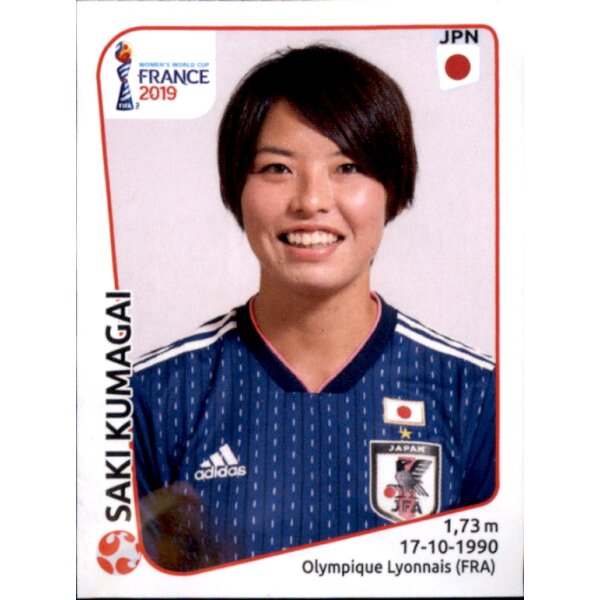 Frauen WM 2019 Sticker 315 - Saki Kumagai - Japan