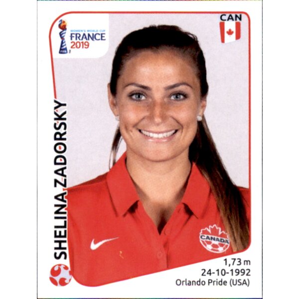 Frauen WM 2019 Sticker 332 - Shelina Zaborsky - Kanada