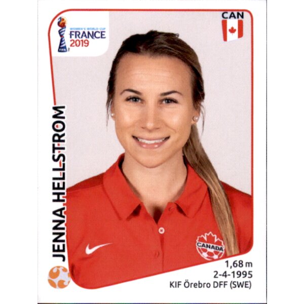 Frauen WM 2019 Sticker 342 - Jenna Hellstrom - Kanada