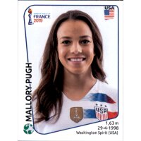 Frauen WM 2019 Sticker 417 - Mallory Pugh - USA