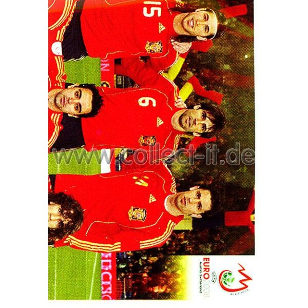 Panini EM 2008 - Sticker 412 - Mannschaftsbild Spanien