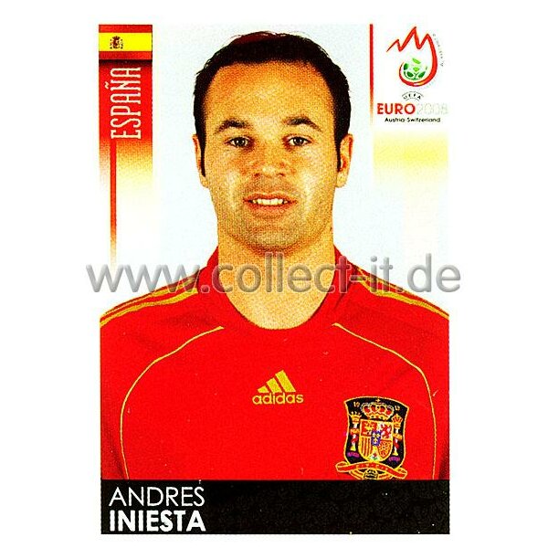 Panini EM 2008 - Sticker 428 - Andres Iniesta