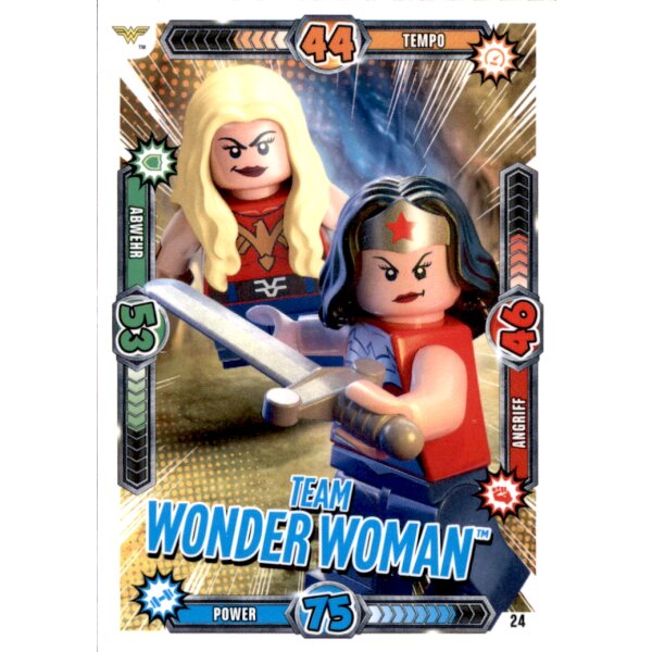 LEGO Batman Movie Karten Nr. 24 - Team Wonder Woman