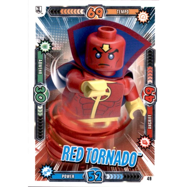 LEGO Batman Movie Karten Nr. 49 - Red Tornado