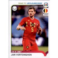 Road to EM 2020 - Sticker 22 - Jan Vertonghen - Belgien