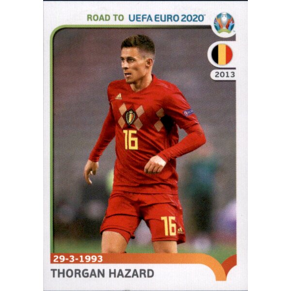 Road to EM 2020 - Sticker 26 - Thorgan Hazard - Belgien