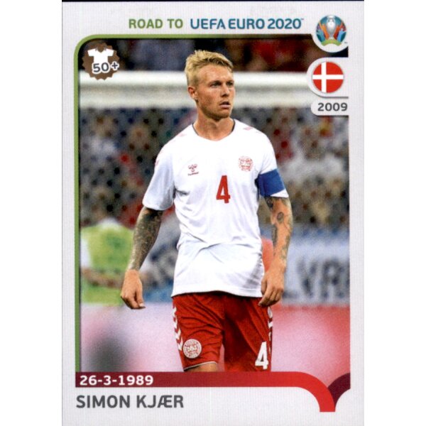 Road to EM 2020 - Sticker 68 - Simon Kjaer - Dänemark