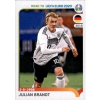 Road to EM 2020 - Sticker 122 - Julian Brandt - Deutschland