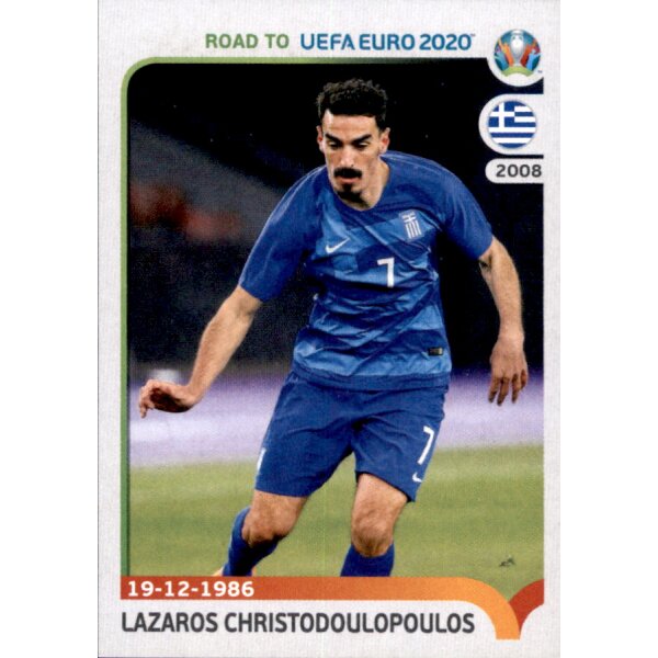 Road to EM 2020 - Sticker 142 - Lazaros Christodoulopoulos - Griechenland