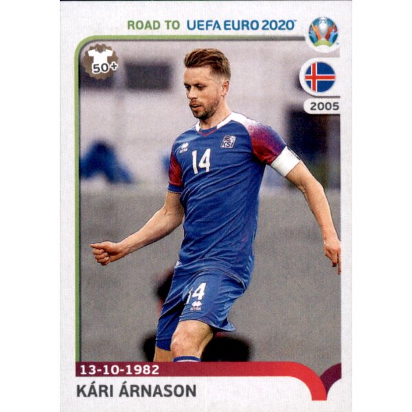 Road to EM 2020 - Sticker 149 - Kari Arnason - Island