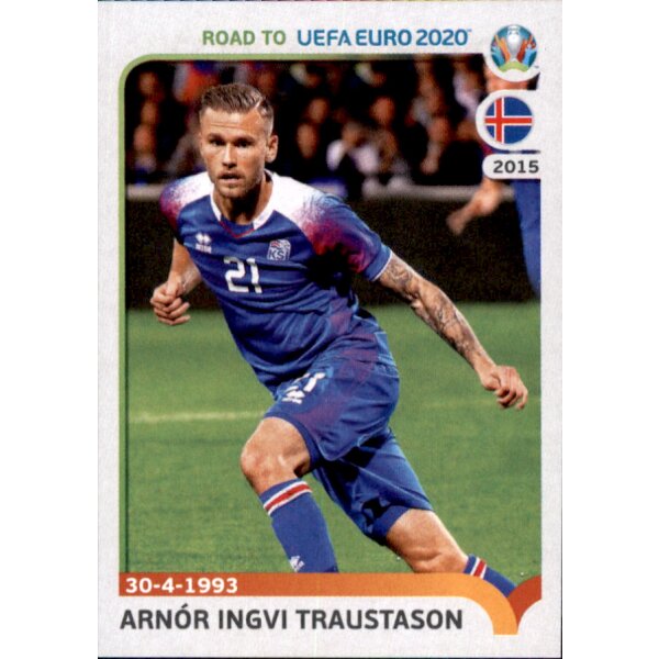 Road to EM 2020 - Sticker 155 - Arnor Ingvi Traustason - Island