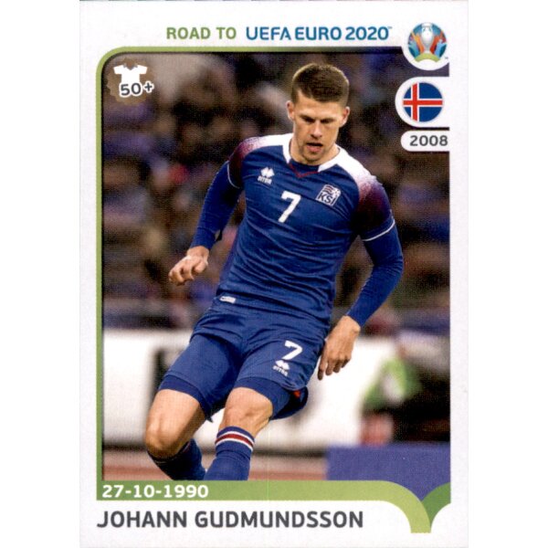 Road to EM 2020 - Sticker 158 - Johann Berg Gudmundsson - Island