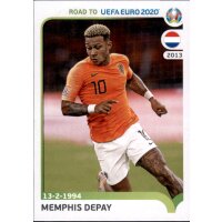 Road to EM 2020 - Sticker 191 - Memphis Depay - Niederlande