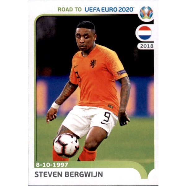 Road to EM 2020 - Sticker 193 - Steven Bergwijn - Niederlande