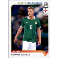 Road to EM 2020 - Sticker 203 - George Saville - Nord Irland