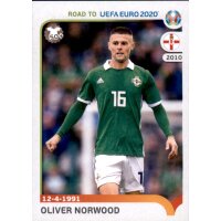 Road to EM 2020 - Sticker 206 - Oliver Norwood - Nord Irland