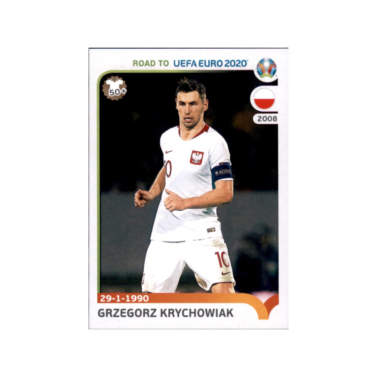 Road To Em 2020 Sticker 221 Grzegorz Krychowiak Polen 0 79