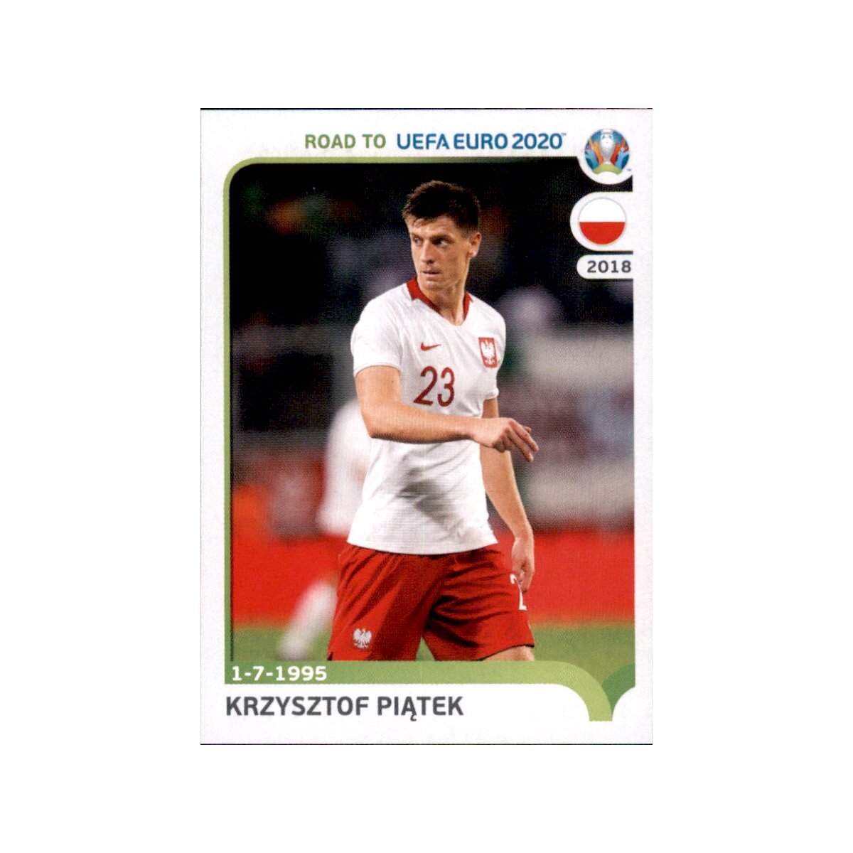 Road To Em 2020 Sticker 225 Krzysztof Piatek Polen 1 19