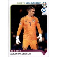 Road to EM 2020 - Sticker 291 - Allan McGregor - Schottland