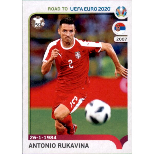 Road to EM 2020 - Sticker 308 - Antonio Rukavina - Serbien