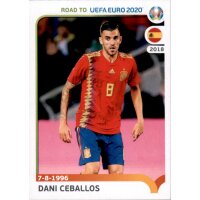 Road to EM 2020 - Sticker 364 - Dani Ceballos - Spanien