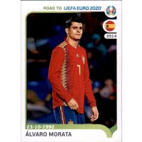 Road to EM 2020 - Sticker 367 - Alvaro Morata - Spanien