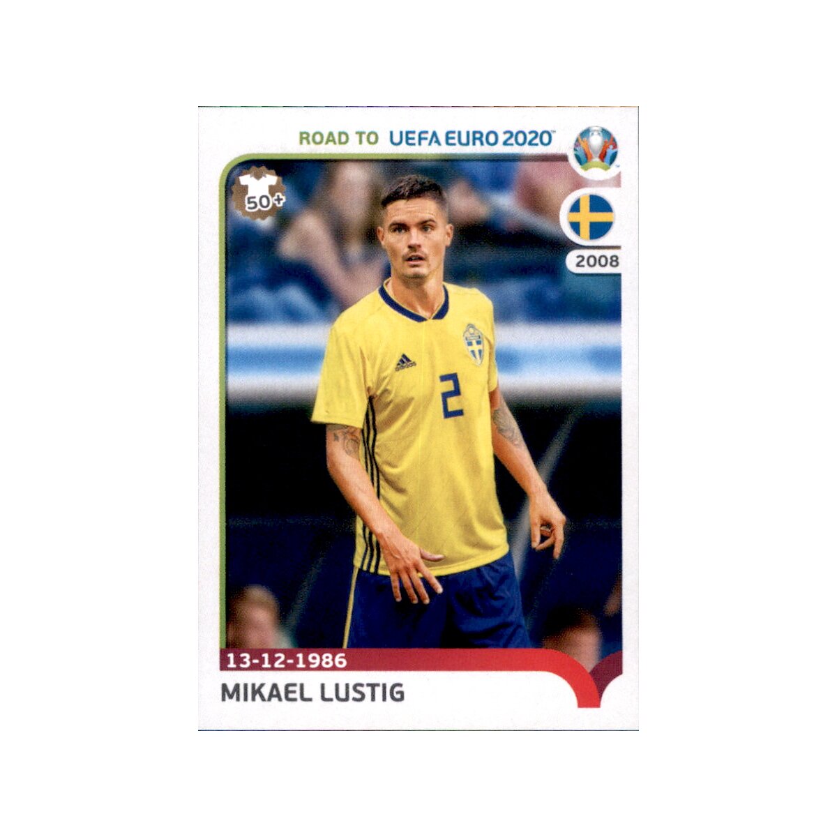 Road To Em 2020 Sticker 372 Mikael Lustig Schweden 0 39