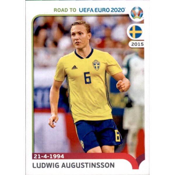 Road to EM 2020 - Sticker 375 - Ludwig Augustinsson - Schweden