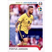 Road to EM 2020 - Sticker 376 - Pontus Jansson - Schweden